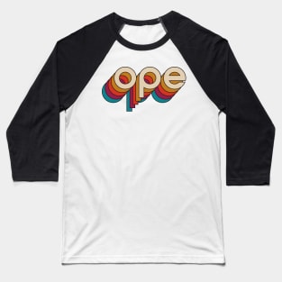 Disco Ope Baseball T-Shirt